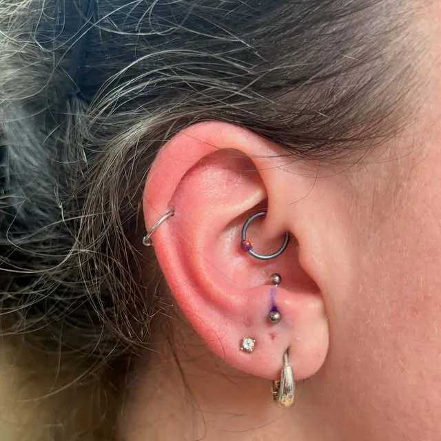 Curated ear piercings